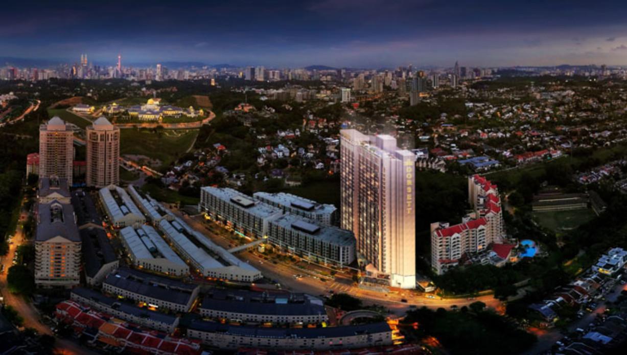 Dorsett Hartamas Kuala Lumpur Hotel Екстериор снимка Aerial view of the complex
